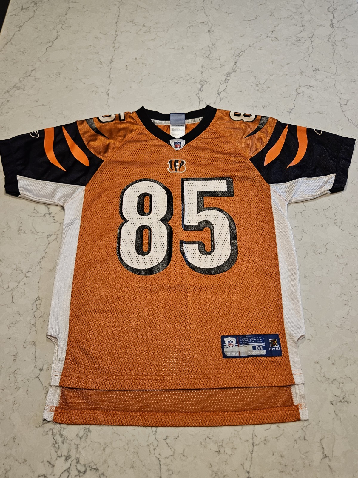 Vintage Reebok Cincinnati Bengals Chad Johnson #85 Jersey Youth Size M 10-12