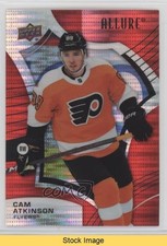 2021-22 Upper Deck Allure Red Rainbow Cam Atkinson #56 READ 0pg4