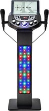 Image of Easy Karaoke EKS828BT Bluetooth Pedestal Karaoke Machine/ Light Effects / 2 MICS