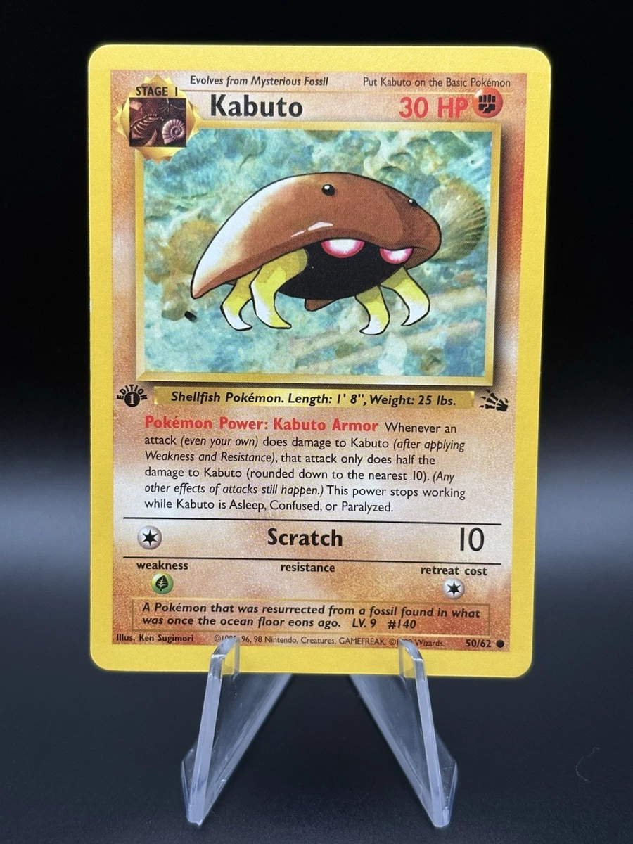 1999 kabuto pokemon card value & Kabutops (22) [1999 Action Flipz Premier Edition] Kabutops [1999-2000] #24 Prices |