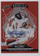 2022-23 Upper Deck Allure Rookies Red Rainbow Auto Lukas Dostal #119 Auto 0i6