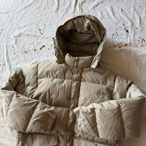 Vintage 70s Jones Goose Down Hooded Puffer Jacket Size M image 3