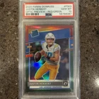 2020 Panini Donruss Optic Justin Herbert Red/Green Rookie RC GEM MT PSA 10!