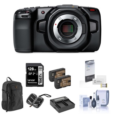 Blackmagic Design Pocket Cinema Camera 4K with Premium Accessories Kit