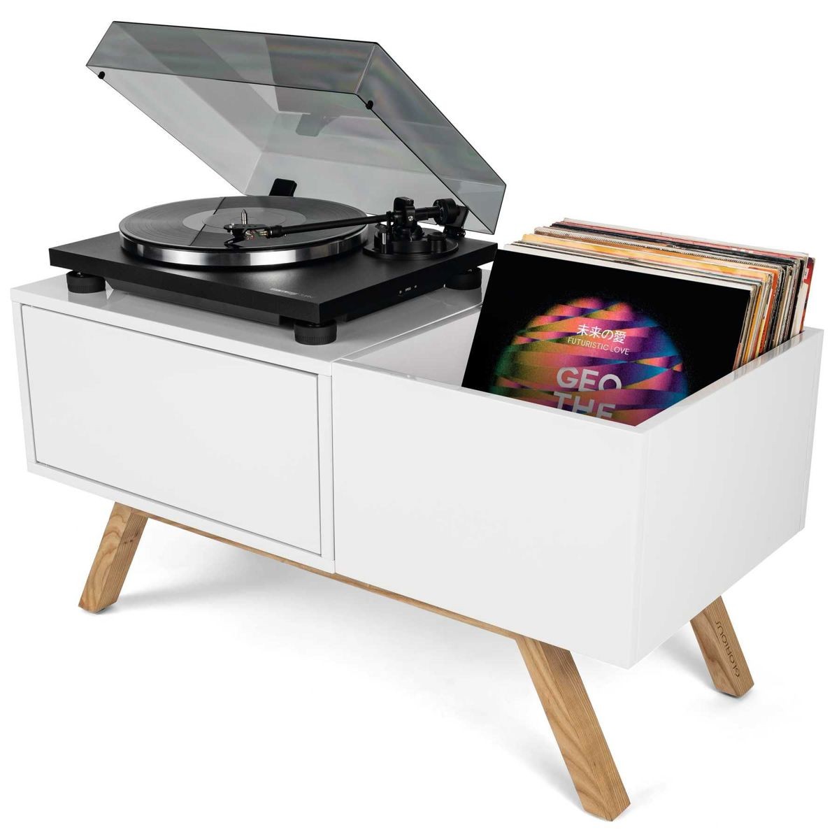 Glorious Turntable Lowboard with Integrated Record Box 42690₽