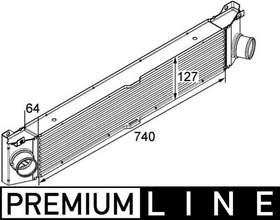 MAHLE LADELUFTKÜHLER passend für CITROËN JUMPER FIAT DUCATO PEUGEOT BOXER | 