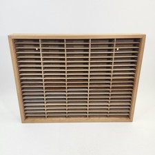 Napa Valley Cassette Tape Rack Wooden Wall Storage Holder Box Company Vintage 92