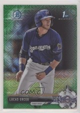 2017 Bowman Chrome Prospects Mega Box Green Refractor 63/99 Lucas Erceg g9j