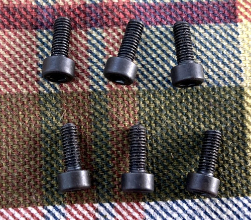 6 Genuine Original Floyd Rose Tremolo Saddle Mounting Screws