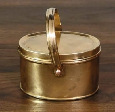 Pleasant Co American Girl Samantha (1st Ed) Lunch Tea Tin Brass Lunchbox Retired