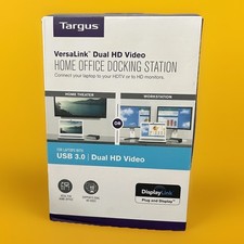 Targus - VersaLink Dual HD Video Docking Station - Black (EPJ020551)