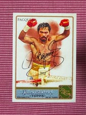 2011 Topps Allen & Ginters MANNY PACQUIAO AUTO Autograph with COA 5