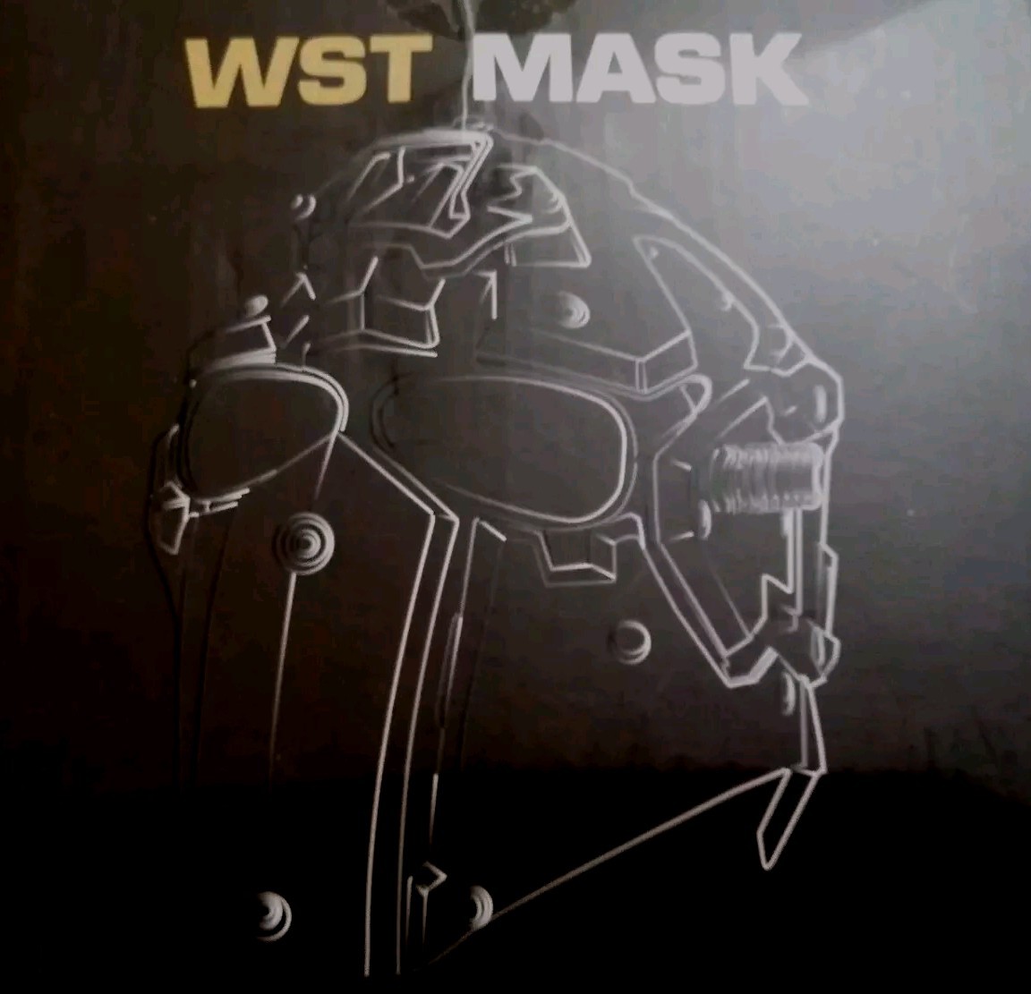 Masque paintball silver en polymère ultra résistant ajustement universel airsoft
