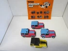 TYCO LOT OF 4  JEEP CJ-7 SLOT CARS * BLISTER PACK OF MAGNUM 440 WHEELS !  WORKS