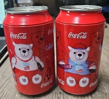 Collectible Coca-Cola Polar Bear Plush Toys Packaged In Cans 2 