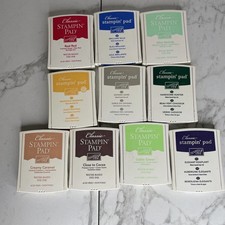 Lot of 10 Assorted STAMPIN' UP Classic Stamping Ink Pads Pre Owned 6 B10