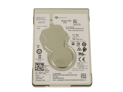 Seagate Mobile HDD 2TB 5.4K SATA 6G 2.5'' Laptop Hard Drive ST2000LM007 DD2XK