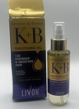 Keratin Biotin Smoothing Serum Oil For Stronger Smoother Hair New
