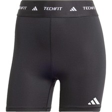 adidas Damen TECHFIT kurze Tights BLACK