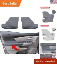 Door Panel Armrest Cover Replacement for Honda Odyssey 2011-2017, Vinyl Leather,