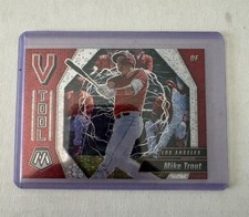 2021 Panini Mosaic Mike Trout V-Tool Silver Prizm Donut Circle #VT4