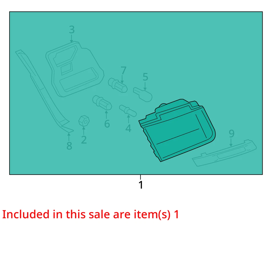 Conjunto de luz trasera de pasajero derecho montada en tapa 7182206 para BMW 740I 2009-2012 Foto 4 de 4