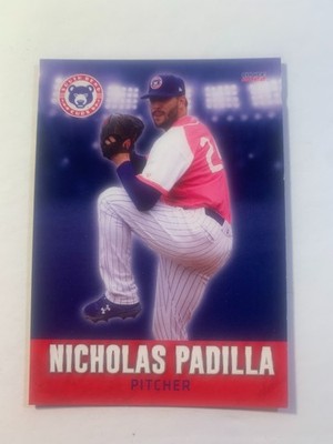 Nicholas Padilla Card 2022 South Bend Cubs Team Card