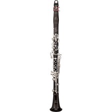 RZ Clarinets Allegro Grenadilla Bb Clarinet,17 Keys Silver Adjustable Thumb Rest