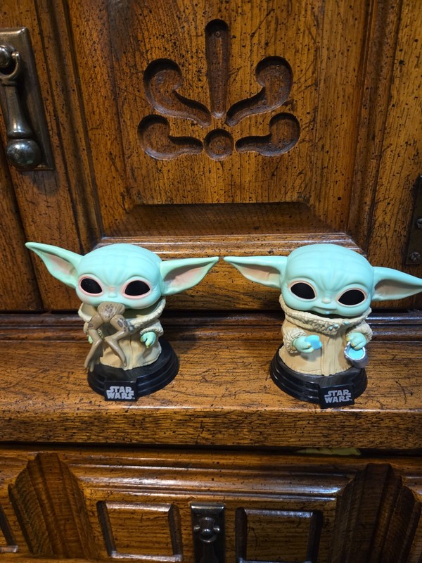 Funko Pop Baby Yoda Grogus The Mandalorian 3.7 inch Figures  2 No Box Bobbles