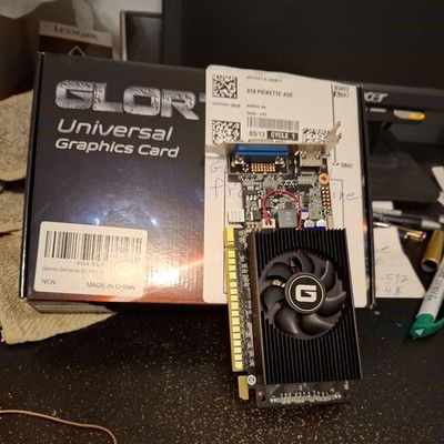 Glorto GeForce GT 610 2G DDR3 Low Profile Graphics Card, PCI Express 1.1 x16