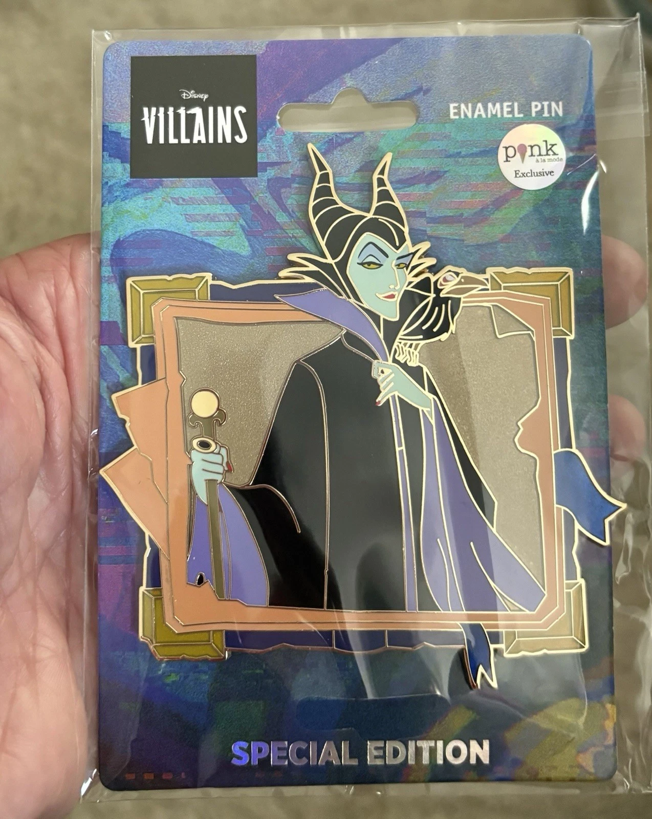 Palm 2025 Disney Pin Maleficent Fairytale LE 200 Spellbook