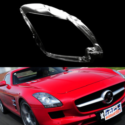 For Benz SLS AMG 10-2015 Headlight Lens Shell Headlamp Cover Housing Right Side