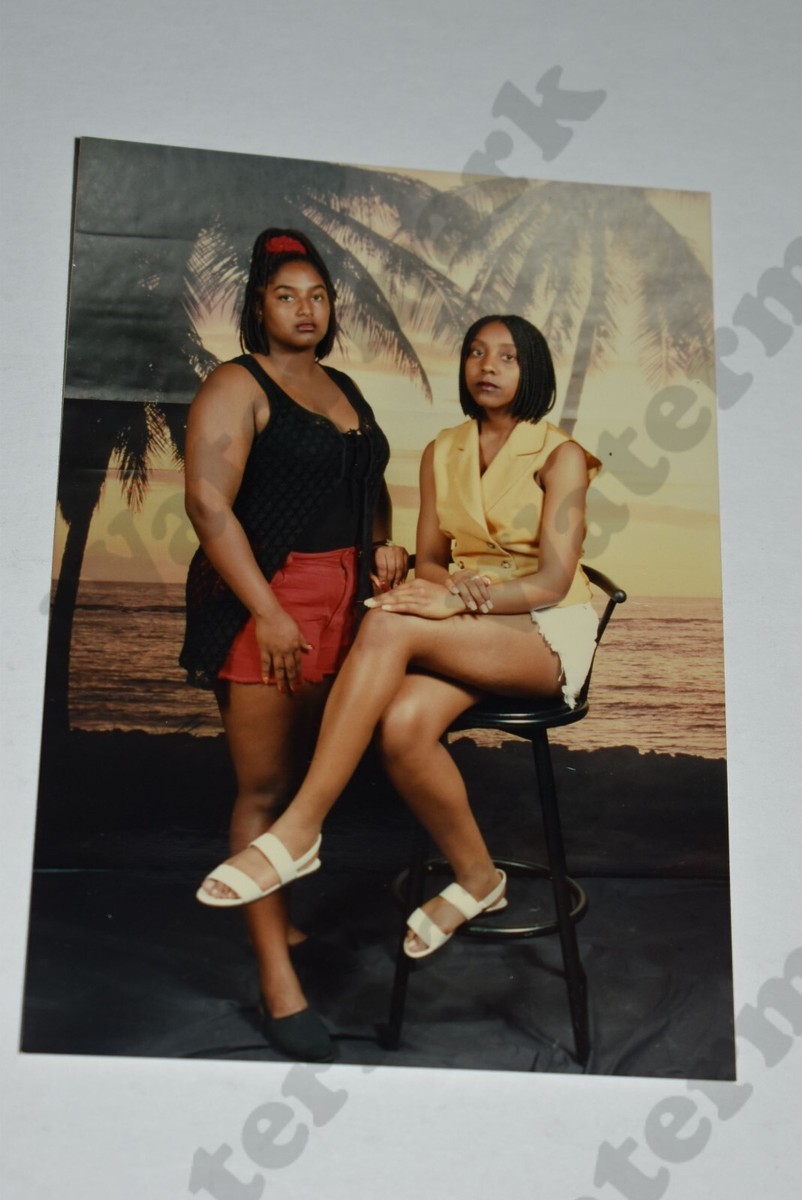 busty curvy black woman in mini skirt with friend VINTAGE PHOTOGRAPH Fr busty curvy black woman in mini skirt with friend VINTAGE PHOTOGRAPH Fr