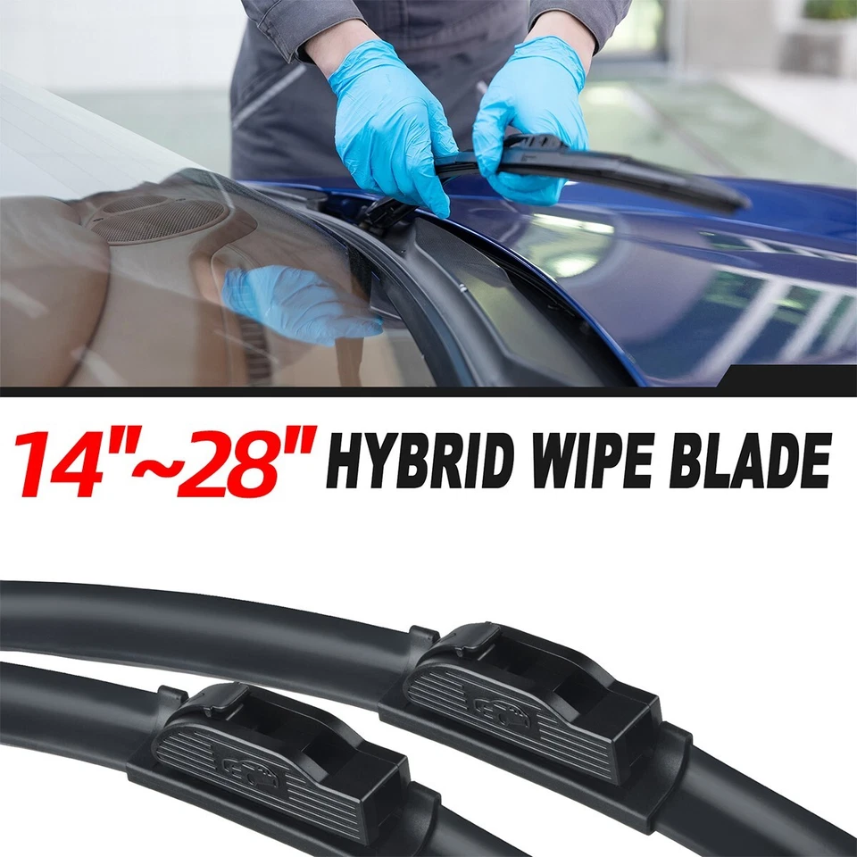 Kisor 24"+24" Windshield Wiper Blades Fit For Mercedes-Benz S320 1995-99,2PC - Image 2 of 4