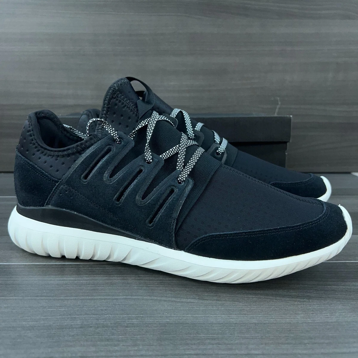 Adidas Tubular Radial Men's Size 12 Core Black White S80114 New Running  Shoes | eBay