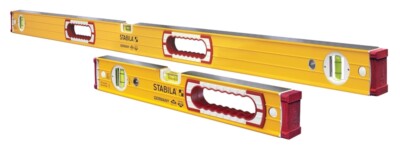 New Stabila 37816 48-Inch and 16-Inch Aluminum Box Beam Level set 7194657