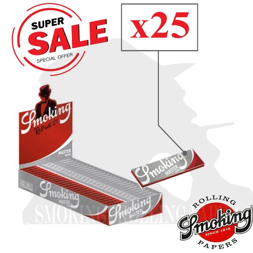 Cartine Smoking Master Medium 1 1/4 - Confezione da 25 Libretti
