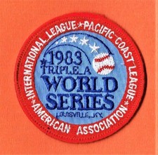 TRIPLE A MINOR LEAGUE BASEBALL INAUGURAL WORLD SERIES PATCH