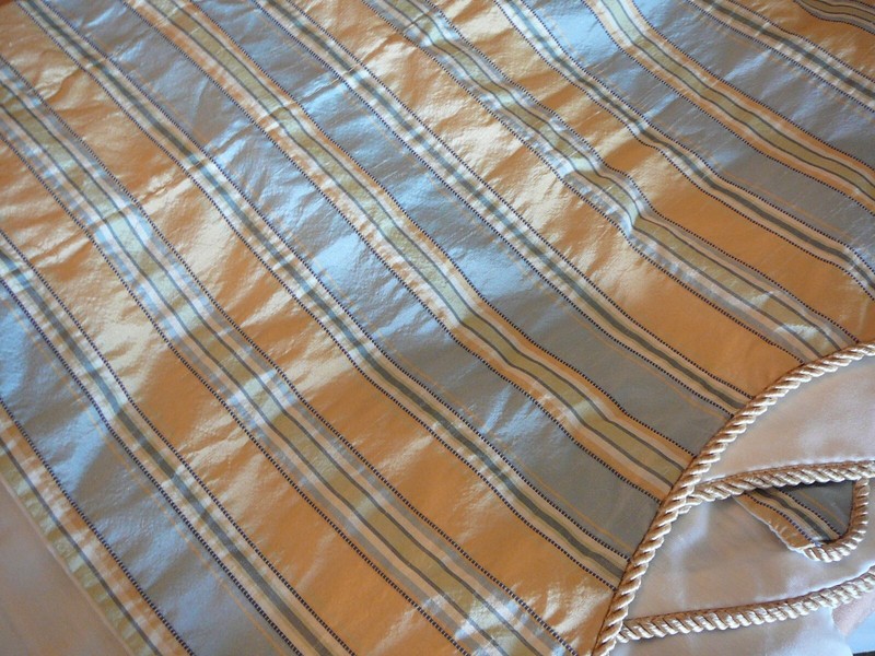 Lot of 7  Ellis Curtain Valances ~ Duchess Filler ~ Pastel Stripe ~ 50" x 17"
