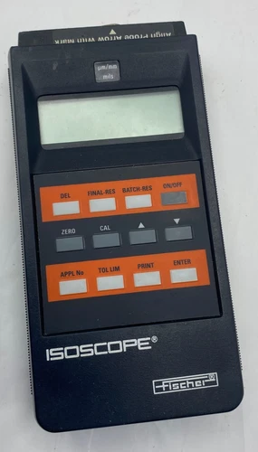FISCHER TECHNOLOGY ISOSCOPE COATING THICKNESS GAUGE 056-15858A MADE IN USA