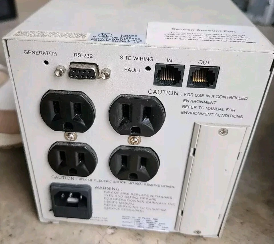 Daitron 700VA Uninteruptable Power Supply UPS - Free US Shipping - Image 3 of 4