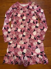 Gymboree Gymmies Pink Rose Floral Nightgown Girls L 10-12 Pajamas NEW NWT