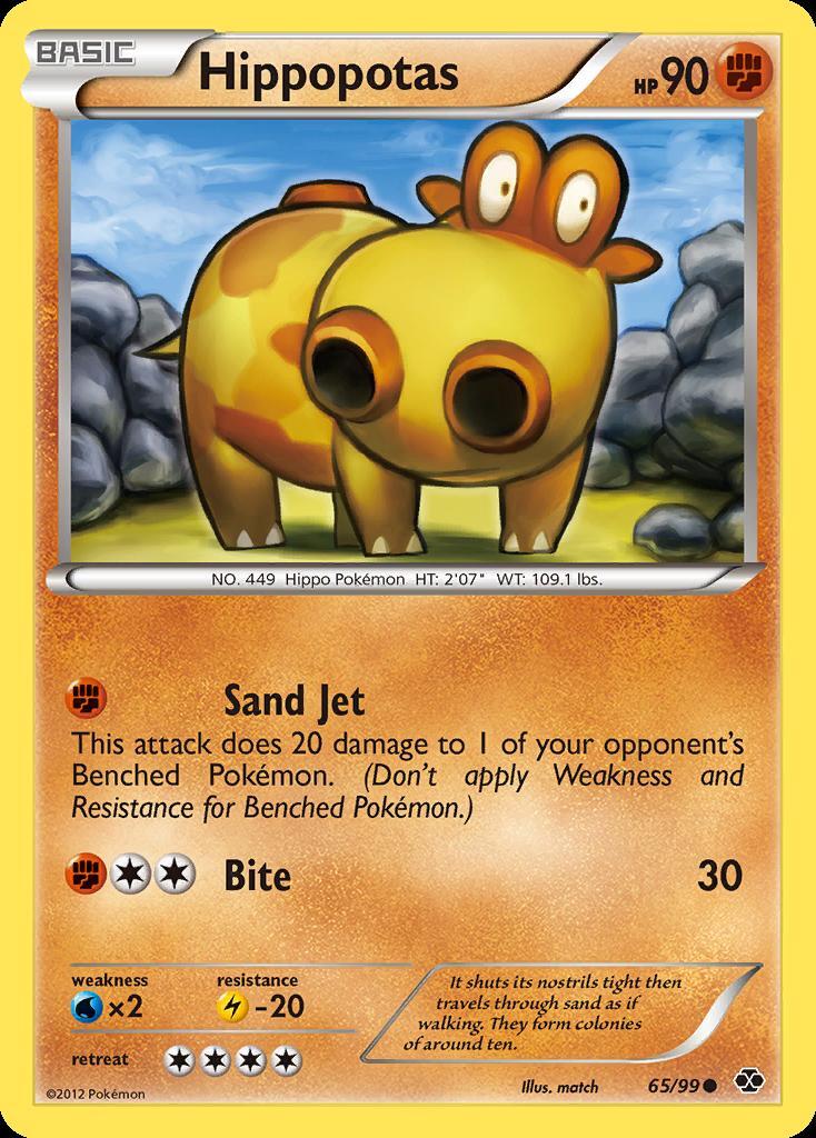 Pokemon Hippopotas (65/103) Next Destinies LP