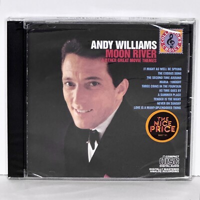 Factory Sealed Moon River & Other Great Movie Themes by Andy Williams CD