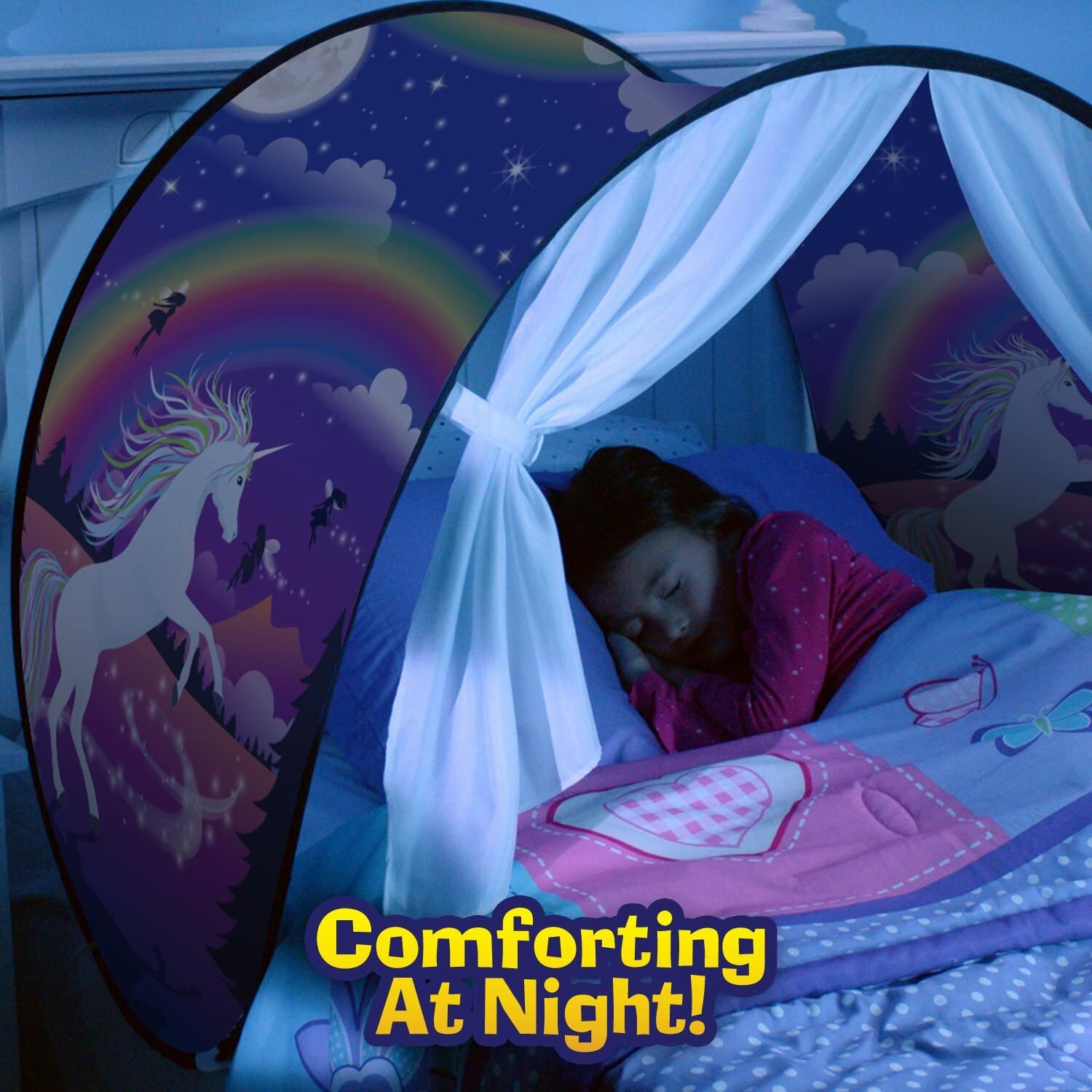 bed tent unicorn