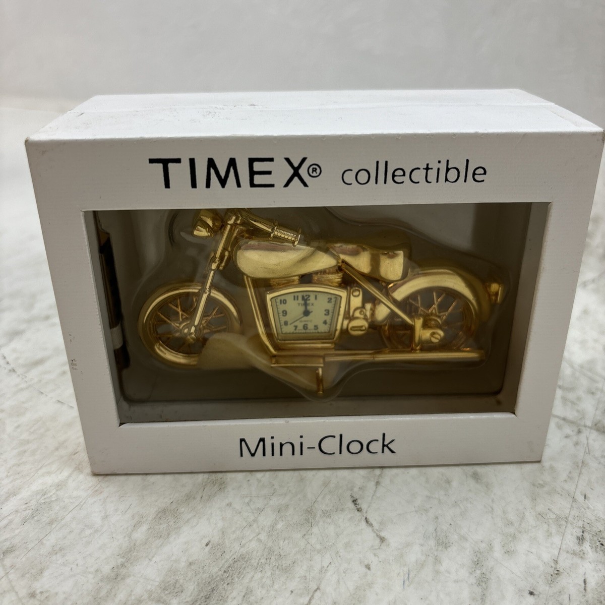 TIMEX コレクティブル ミニクロック バイク型 Timex Collectible Motor Cycle Mini-Clock. | eBay