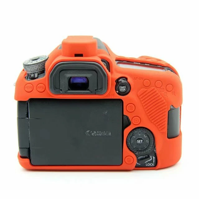 Funda protectora de silicona antiarañazos para Canon EOS 80D Foto 3 de 4