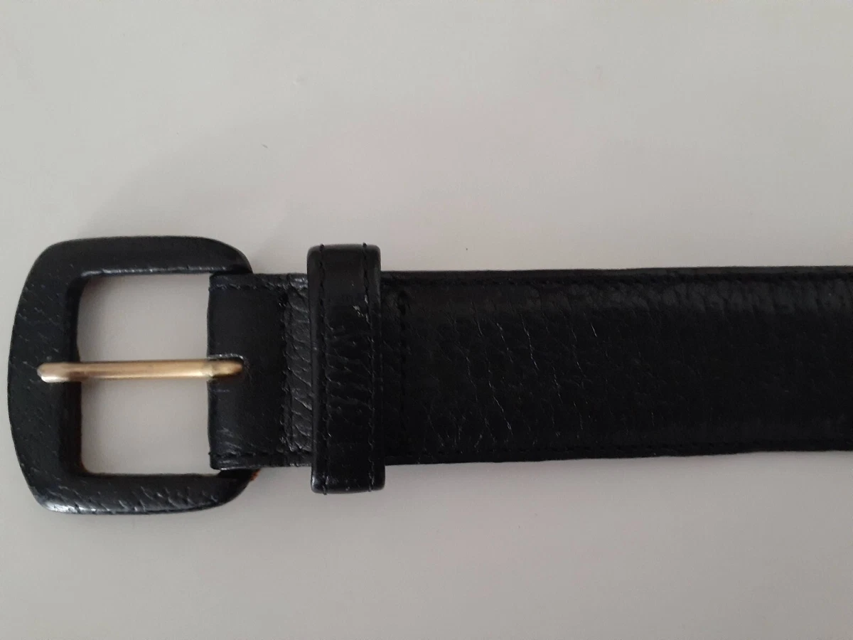 GIORGIO ARMANI belt black Women Authentic secondhand Giorgio Armani Solid Belts for Women for sale | eBay main image 2