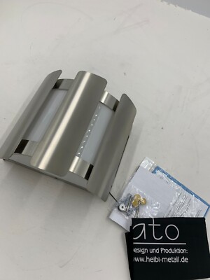 Heibi Atzato Wandleuchte Splenda Edelstahl 91201
