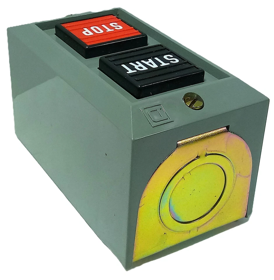 Square D 9001-BG201 600 V 5 A NEMA 1 Start/Stop Momentary Pushbutton Station - Image 3 of 4